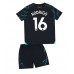 Billige Manchester City Rodri Hernandez #16 Børnetøj Tredjetrøje til baby 2023-24 Kortærmet (+ korte bukser)